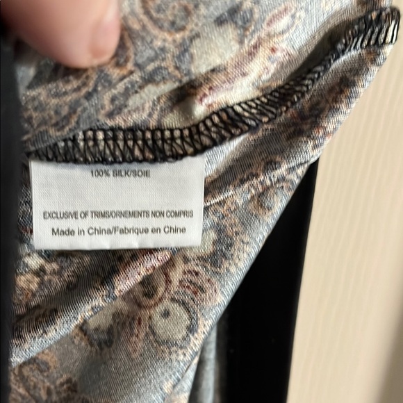 Tory Burch Silk, Patterned Tie Dress - Picture 6 of 6